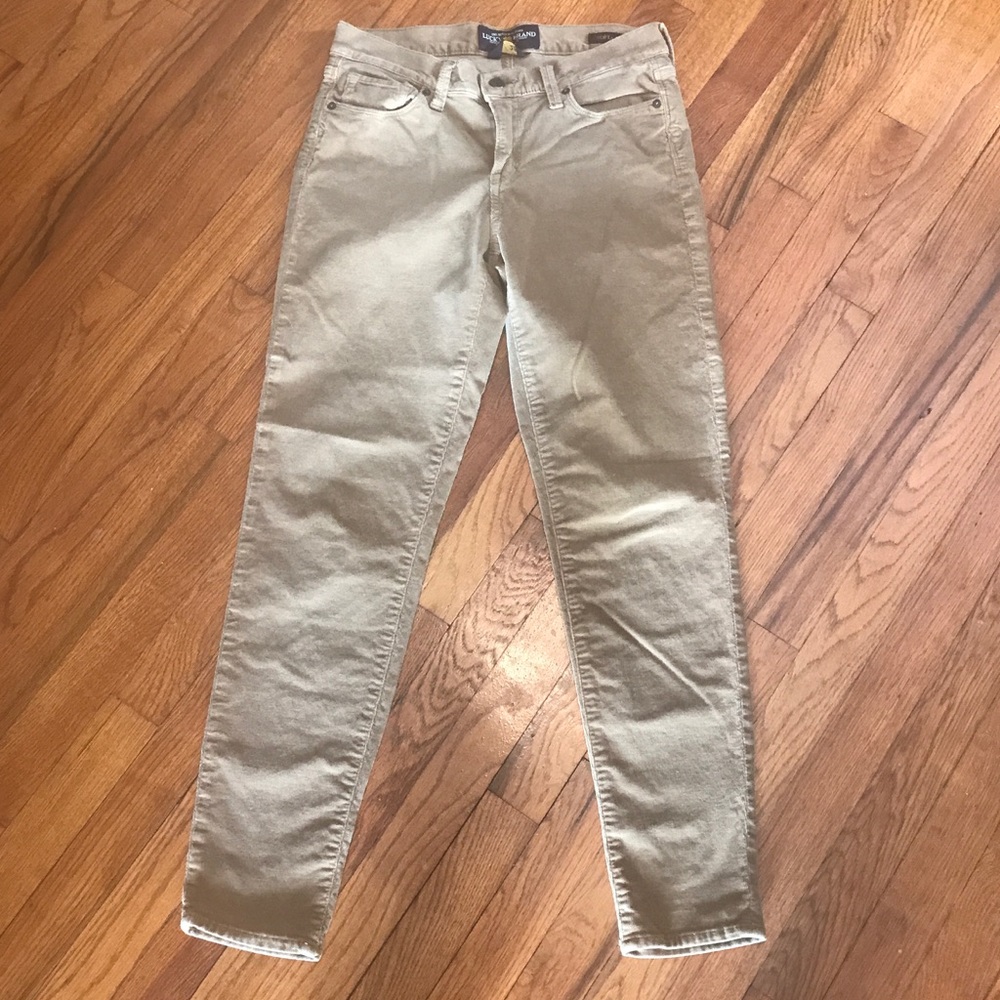 Lucky Brand Sofia Skinny Corduroys